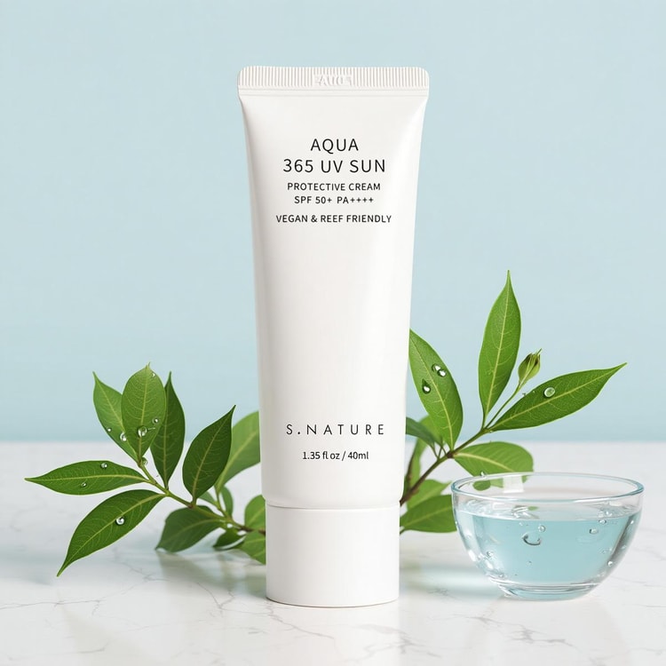 S.NATURE Aqua 365 UV Sun Protective Cream, SPF50+ / PA++++, 1.35