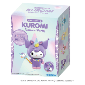 Unicorn Series Figurine Assembled Trendy Toy Gift Box (1 piece) [Kuromi]
