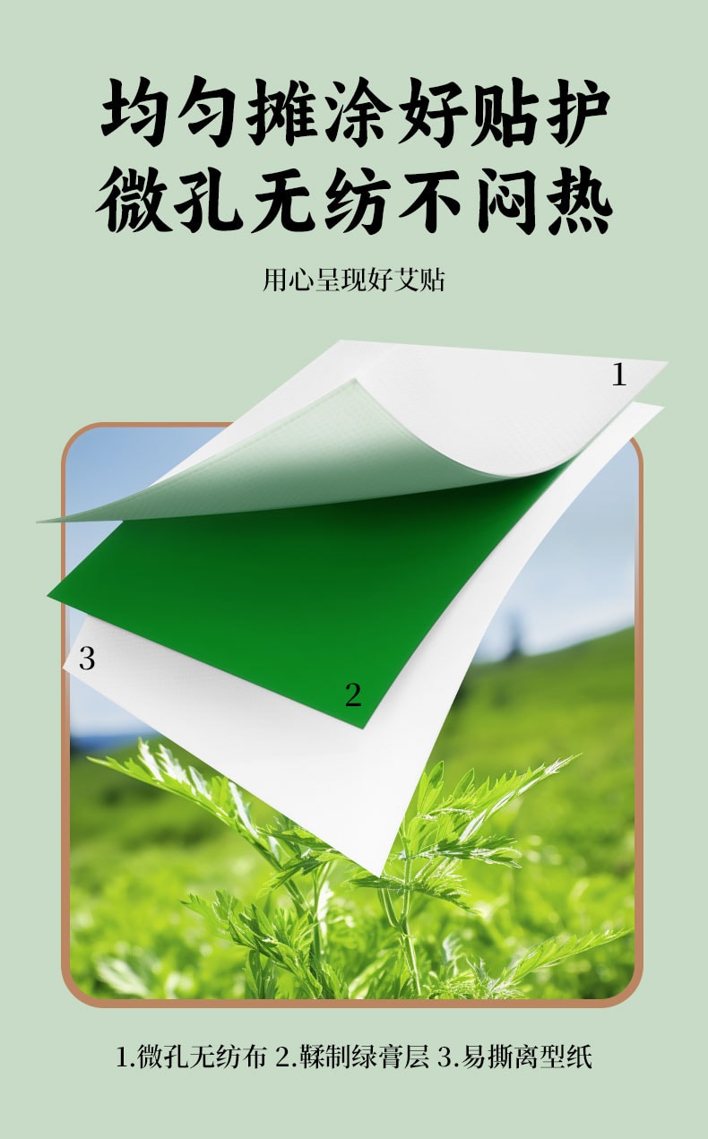  華藥堂 艾草膝蓋貼片 膝關節疼痛 膝蓋關節保暖貼紙 膏藥貼 艾灸貼 12貼紙/盒