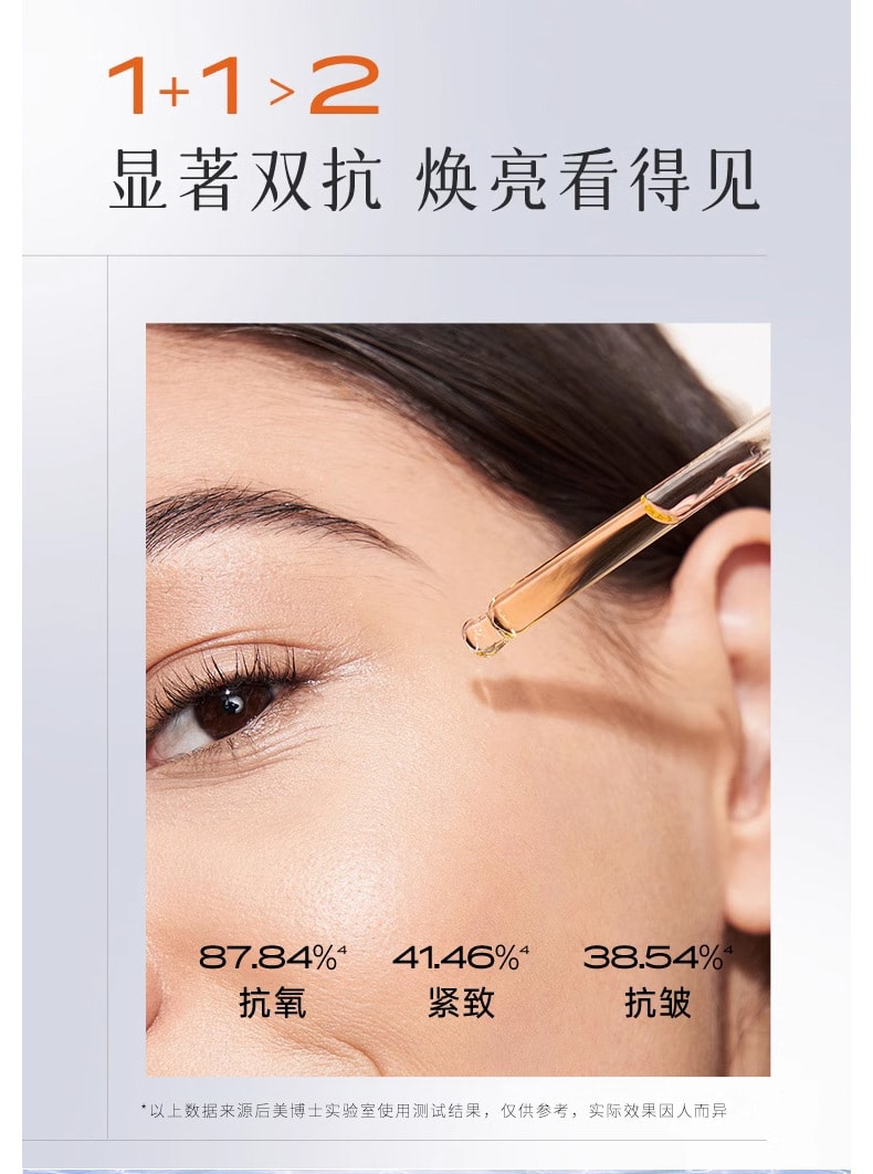 后美博士 虾青素双抗弹润紧致次抛精华液 柔润肌肤 改善干燥精华液 1.5mlx30支/盒