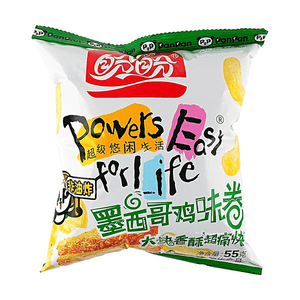 盼盼 墨西哥雞口味卷 香酥雞塊膨化零食 55g 【非炸0反式脂肪】【童年經典】