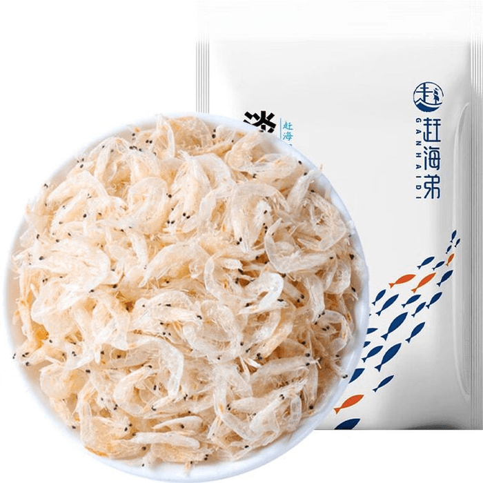 【中国直邮】 赶海弟 六星淡干虾皮 200g