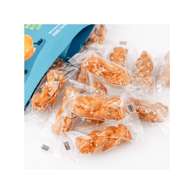 香港元初食品 元童 小麻花 黑糖味 96g 4