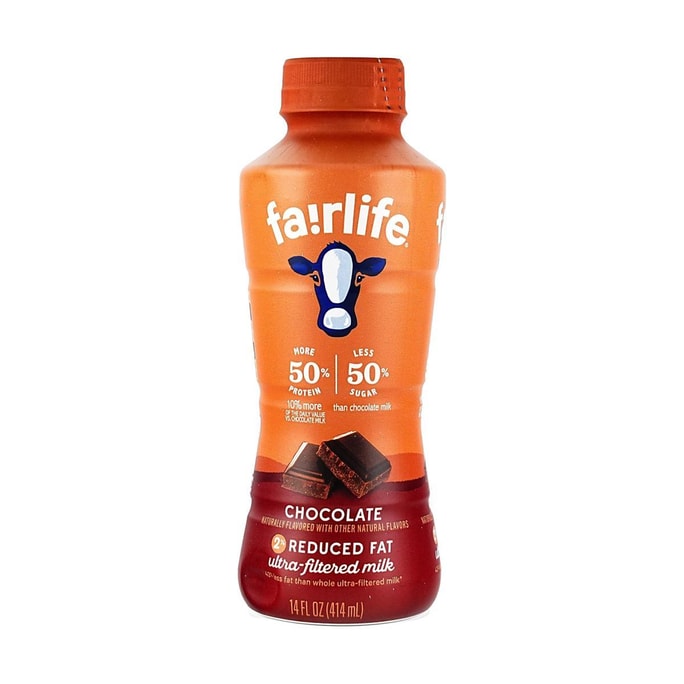 페어라이프 2% 저지방 초미세여과 우유, 초콜릿맛, 무유당, 400ml [저당 고단백]