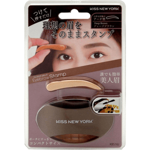 KISS NEW YORK Eyebrow Stamp New Eyebrow Stamp Arch × Deep Brown [ 1piece]