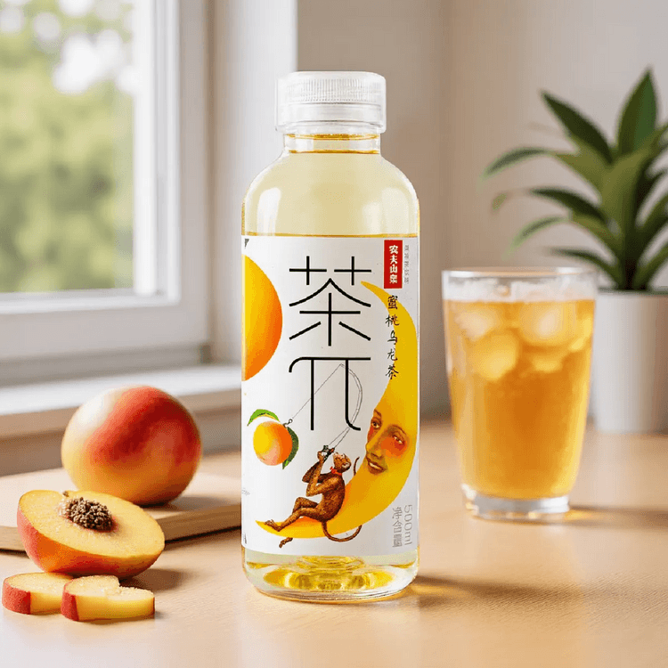 NONGFUSPRING Peach Oolong Tea, 16.9 fl oz【Packing May Vary