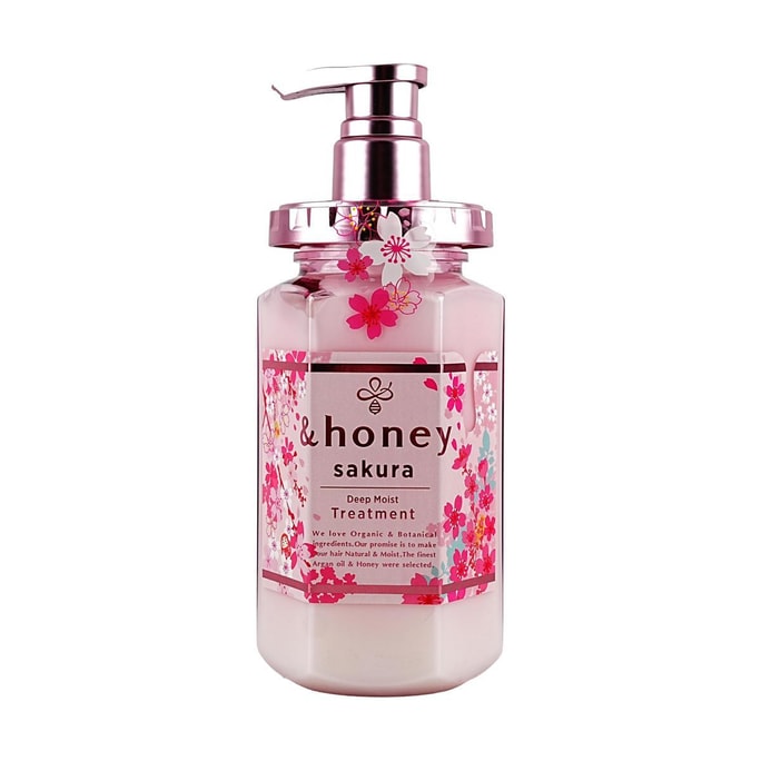 Sakura Deep Moist Treatment for hair, 15.69 fl.oz.【Limited Edition】
