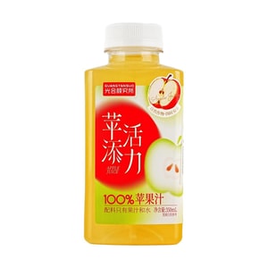 光合顏究所 蘋添活力 100%蘋果汁 350ml 【食材乾淨 低卡0蔗糖0脂】
