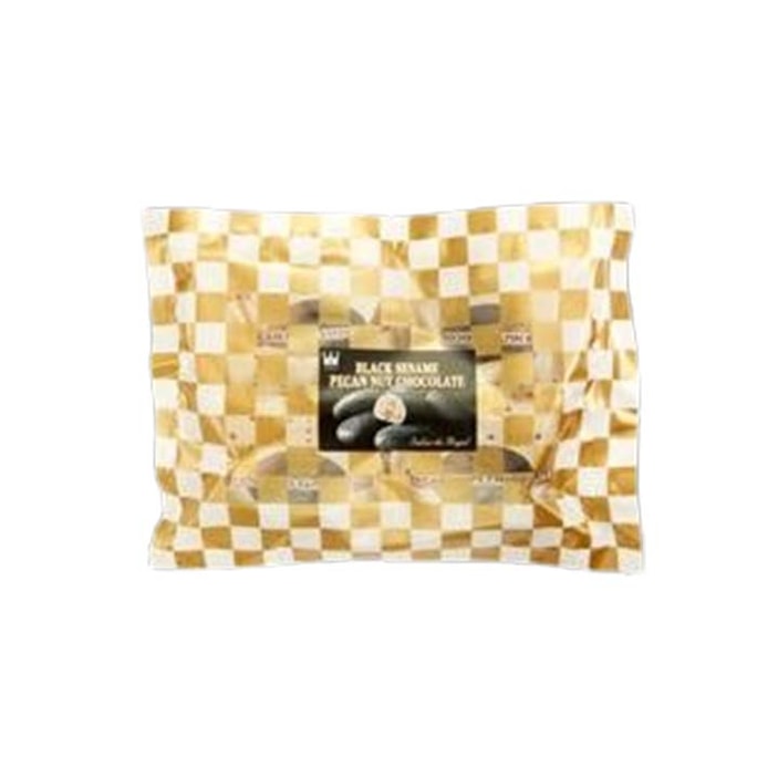 日本 皇家沙龙 黑芝麻 山核桃巧克力 100g/袋