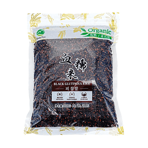 Black Glutinous Rice 32.03oz【Organic Certified】【Full Grains】