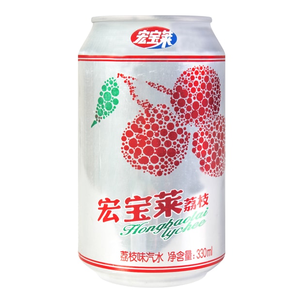 商品详情 - 宏宝莱 荔枝味汽水  330ml - image  0