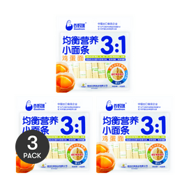 【Value Pack】3:1 Egg Noodles Baby Food 208g*3