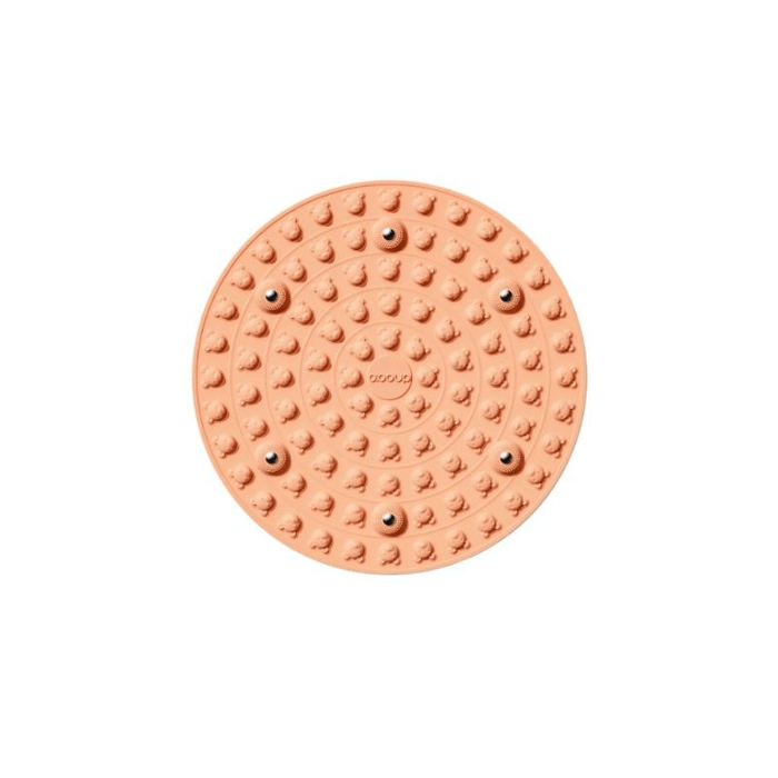 【中國直郵】 中歐 軟矽膠原地超慢跑專用指壓板足底通經絡減肥活力橙40CM*1個