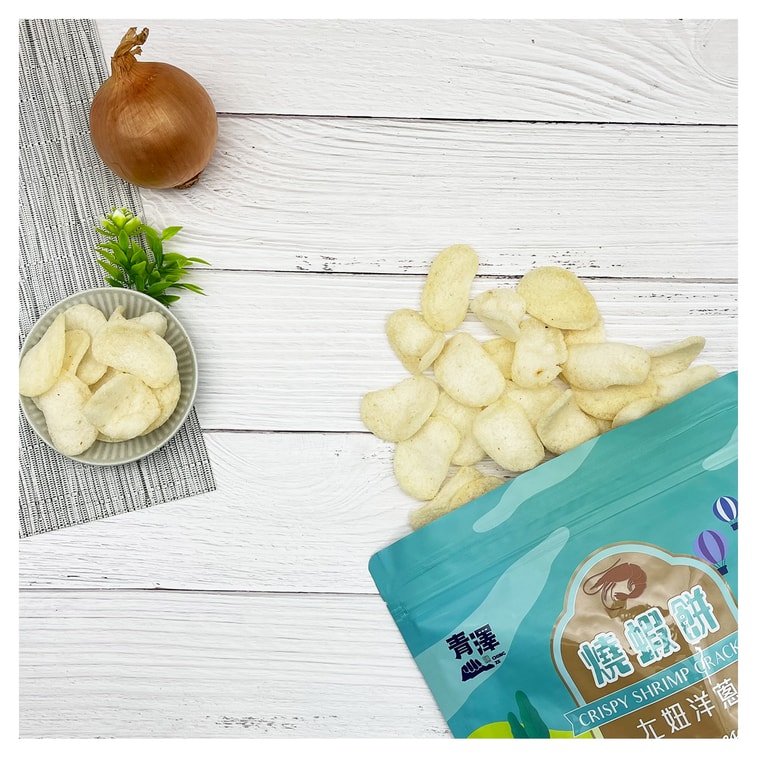 Crispy Shrimp Cracker (Taiwanese Flavor - Onion) 100g 3