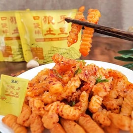 袁鲜 口袋拌 狼牙土豆 296g【四川特产 香辣爽口】【网红零食】【夜宵必备】