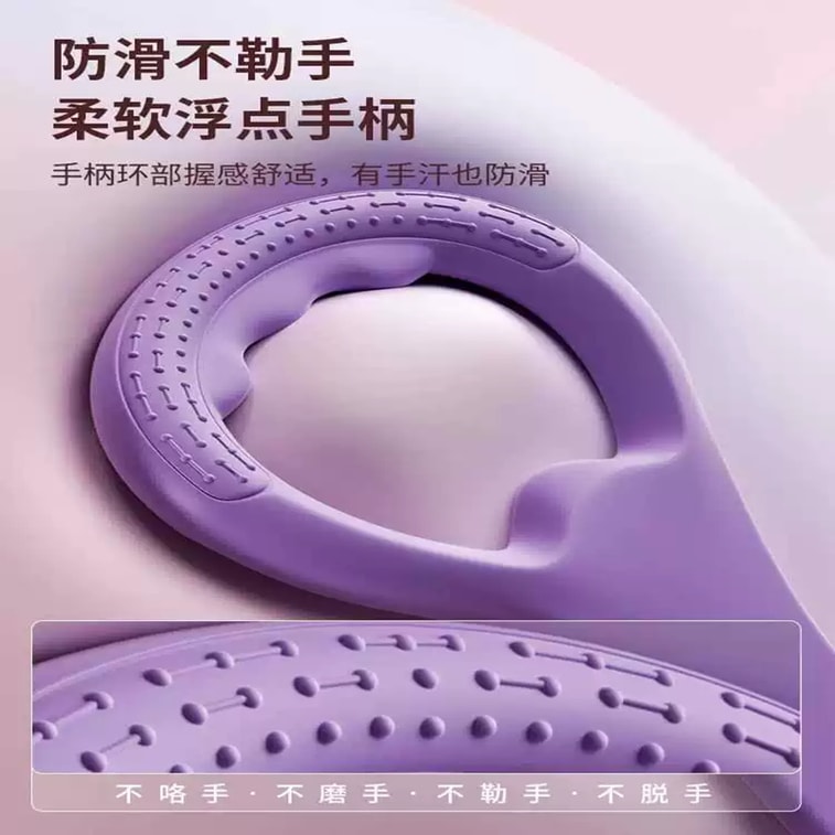 糖寶好物 8字拉力器女開背練背拉背健身神器【練背推薦35磅】燻衣紫【拉斷包賠/舒適防滑手柄】1個裝 3