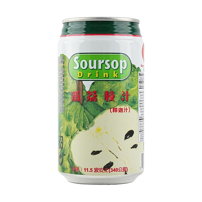 台灣版HONEYBEE 番荔枝果汁 南洋釋迦果汁 340ml