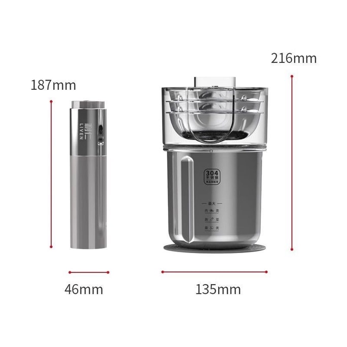 S.S. MIXER 3 KNIFE 4 BOWLS USB