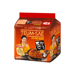 Teum-Sae Spicy Korean Stir-Fried Ramen - 4 Packs* 4.58oz