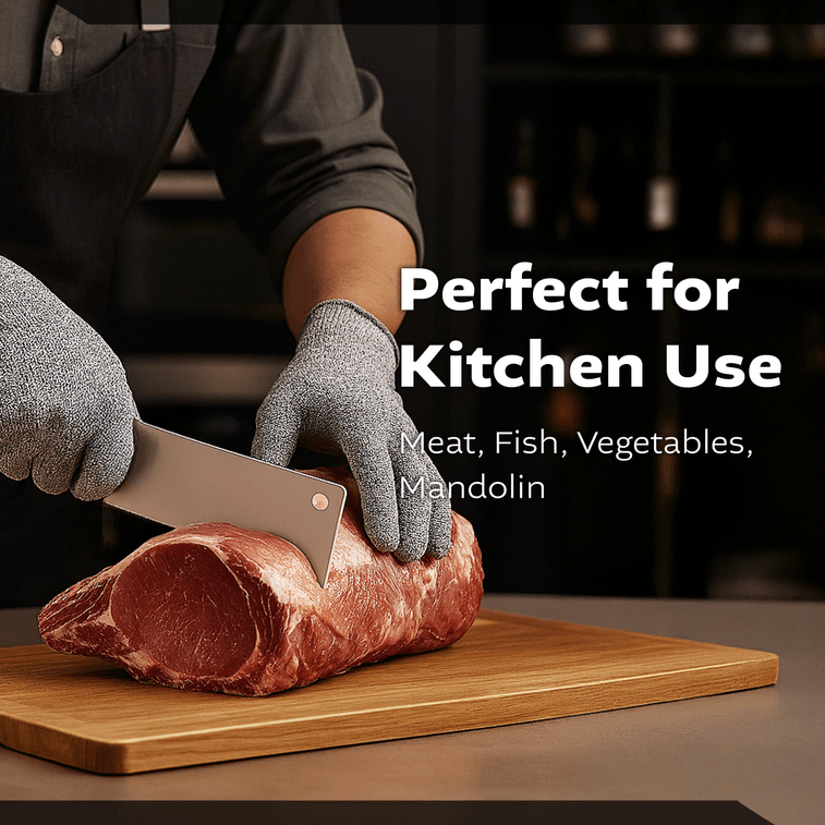 한국 Kproduct4u 회색 유리섬유 안감 장갑 (4가지 사이즈), 5개입, 사이즈 S 3