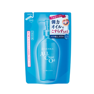 [일본 직배송] 액센셜 센카 올인원 클렌징 오일 리필 180ml (경제형) - 순한 메이크업 제거, 딥 클렌징