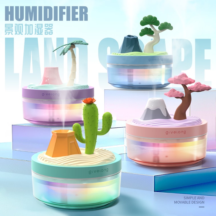 Plant Pot Landscape Humidifier Water Replenishment Device Sprayer ...