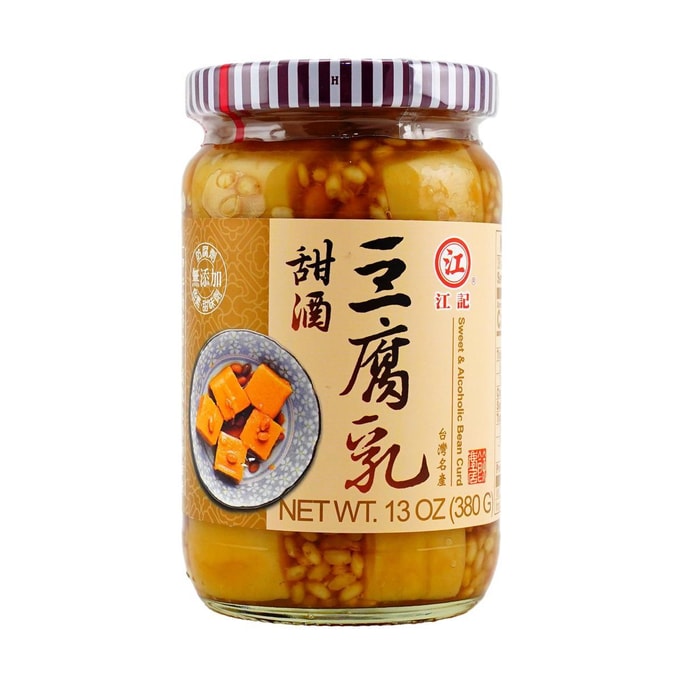 台灣江記 甜酒豆腐乳 380g