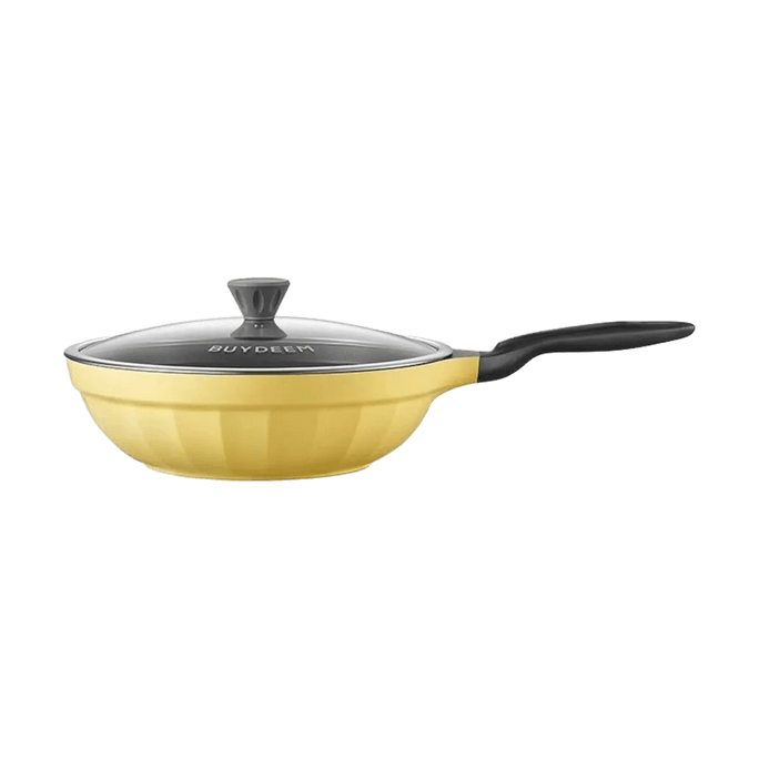 Cast Aluminum Nonstick Frying Pan - Yellow