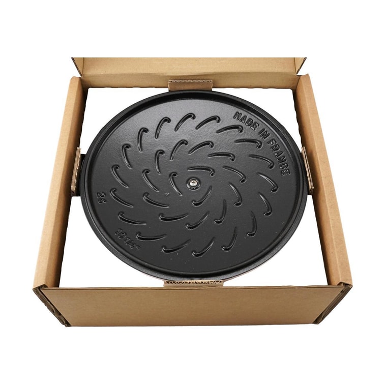 法国STAUB珐宝 铸铁锅 海鲜锅焖锅汤锅 多功能珐琅锅 4.73L 牡丹粉 10