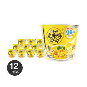 Chicken Soup Flavor Instant Noodles, 2.2oz *12【12 Packs】