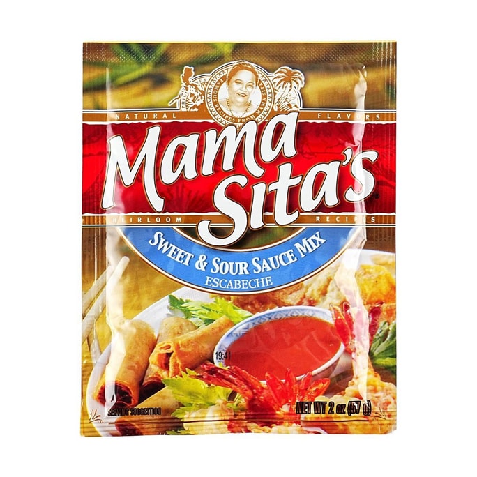 菲律宾MAMA SITA'S Escabeche 甜酸酱调料 57g【可搭配炸鱼、海鲜、肉类等】【沙拉蘸酱】【清爽开胃】