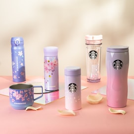 Cherry Blossom Sakura Stainless Steel Mug Gradation 340ml