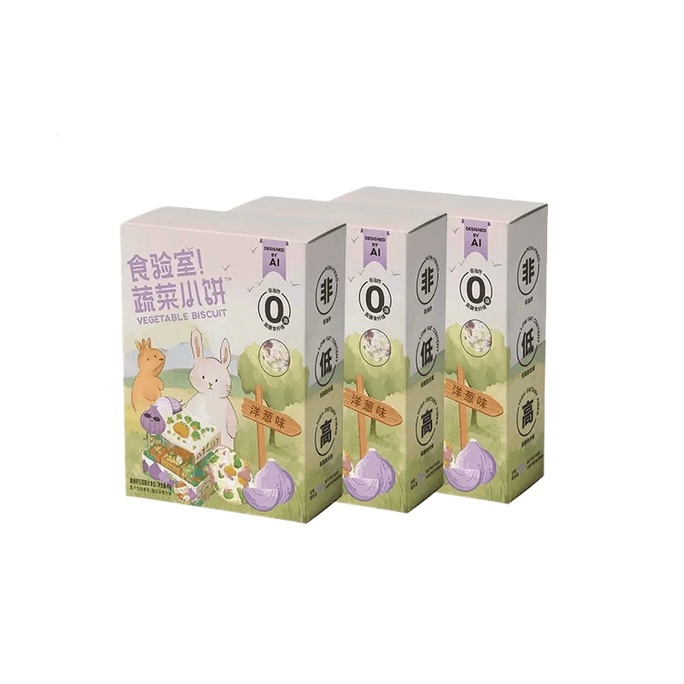 Laboratory Vegetable Pancake, Crispy Vegetables, Onion Flavor 120g (40g * 3 Boxes)