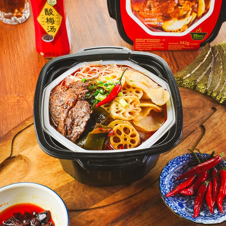 YUMEI Self-Heating Instant Hot Pot - Spicy Flavor, 15oz - Yamibuy.com