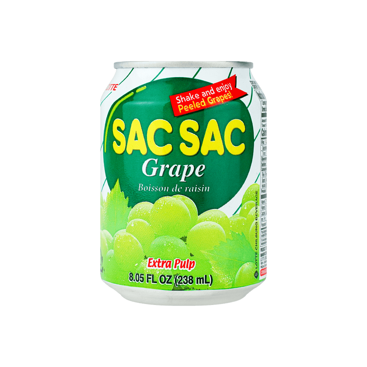 Sac Sac Grape Juice With Peeled Grapes, 8.05 fl oz 3
