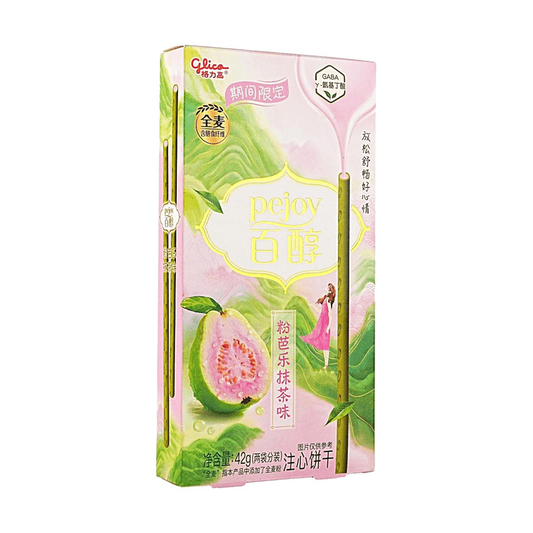 Pejoy Cookie Sticks,Pink Guava Matcha Flavor,1.48 oz【Seasonal Limited】 3