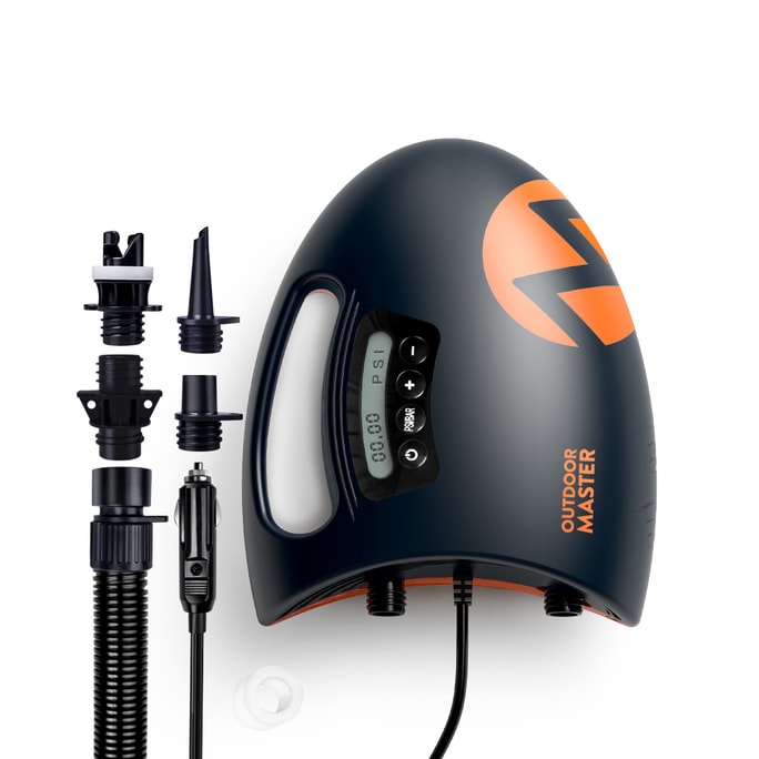 The Shark Electronic Air Pump for all SUP & all inflatable gears