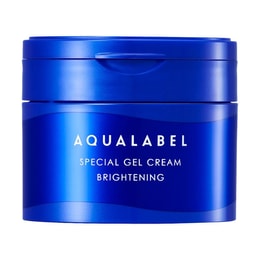 日本SHISEIDO资生堂 AQUA LABEL水之印 五合一焕白保湿面霜 美白 补水 滋润 去黄 提亮  晒后修护 90g