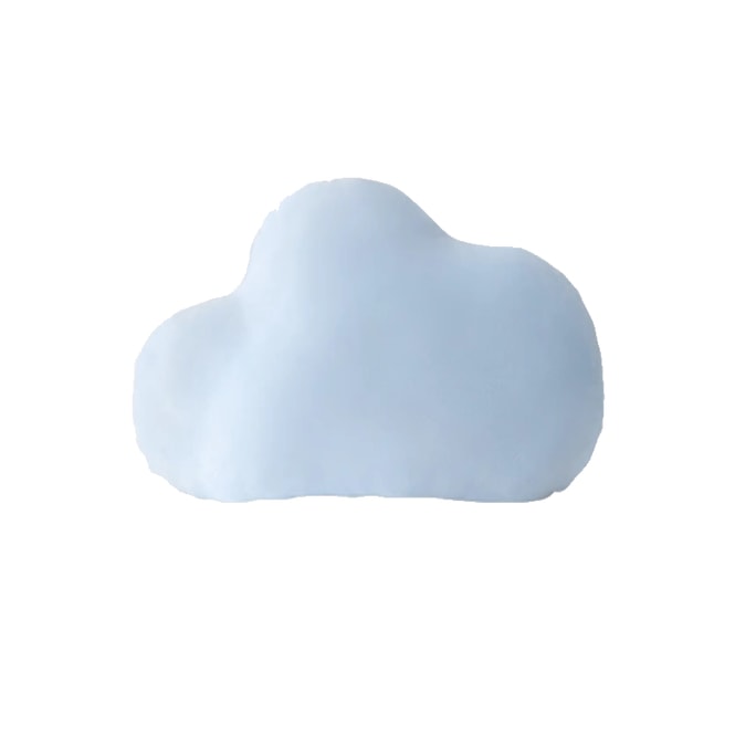 【中国直送】LifeEase NetEase厳選 ふんわり柔らか和風太鼓枕 直径40CM 雲枕 ライトブルー