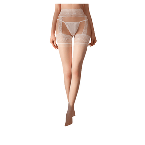 Underwear lace wide edge garter belt open range stockings stockings stockings mesh stockings white onesize fits all