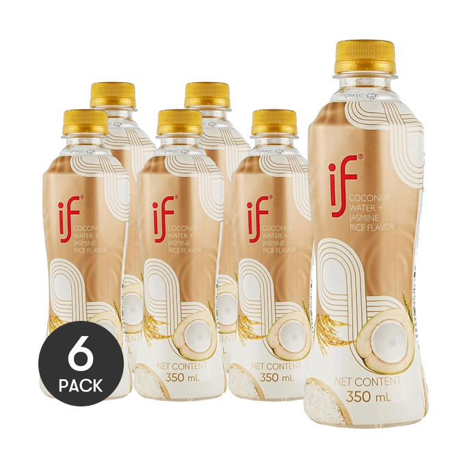 Coconut Water With Jasmine Rice Flavor, 11.8fl oz *6【6 Packs】