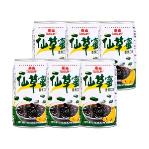 【Value Pack】Grass Jelly Drink Banana Flavor, 10.5 fl oz*6
