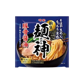 【日本からの直送】ジャパンスターフード 新商品発売 麺心太麺×地とんこつ醤油味 即席麺 即席麺 1食分 119g