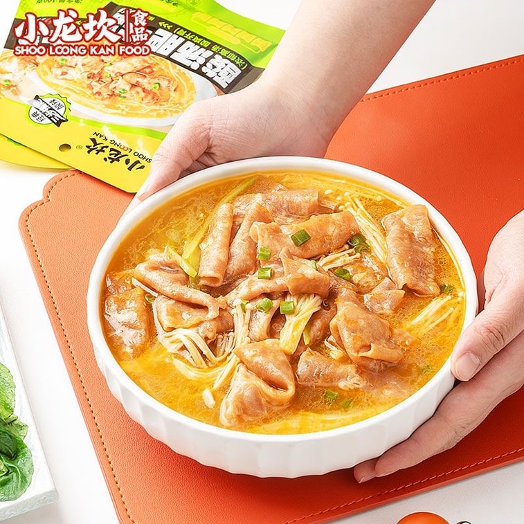 [中国直送] 小龍カン酸辣湯牛肉調味料 100gパック 黄金スープザワークラウト魚調味料 家庭用スパイシーで酸辣な牛肉ライスヌードル ミールパック 4