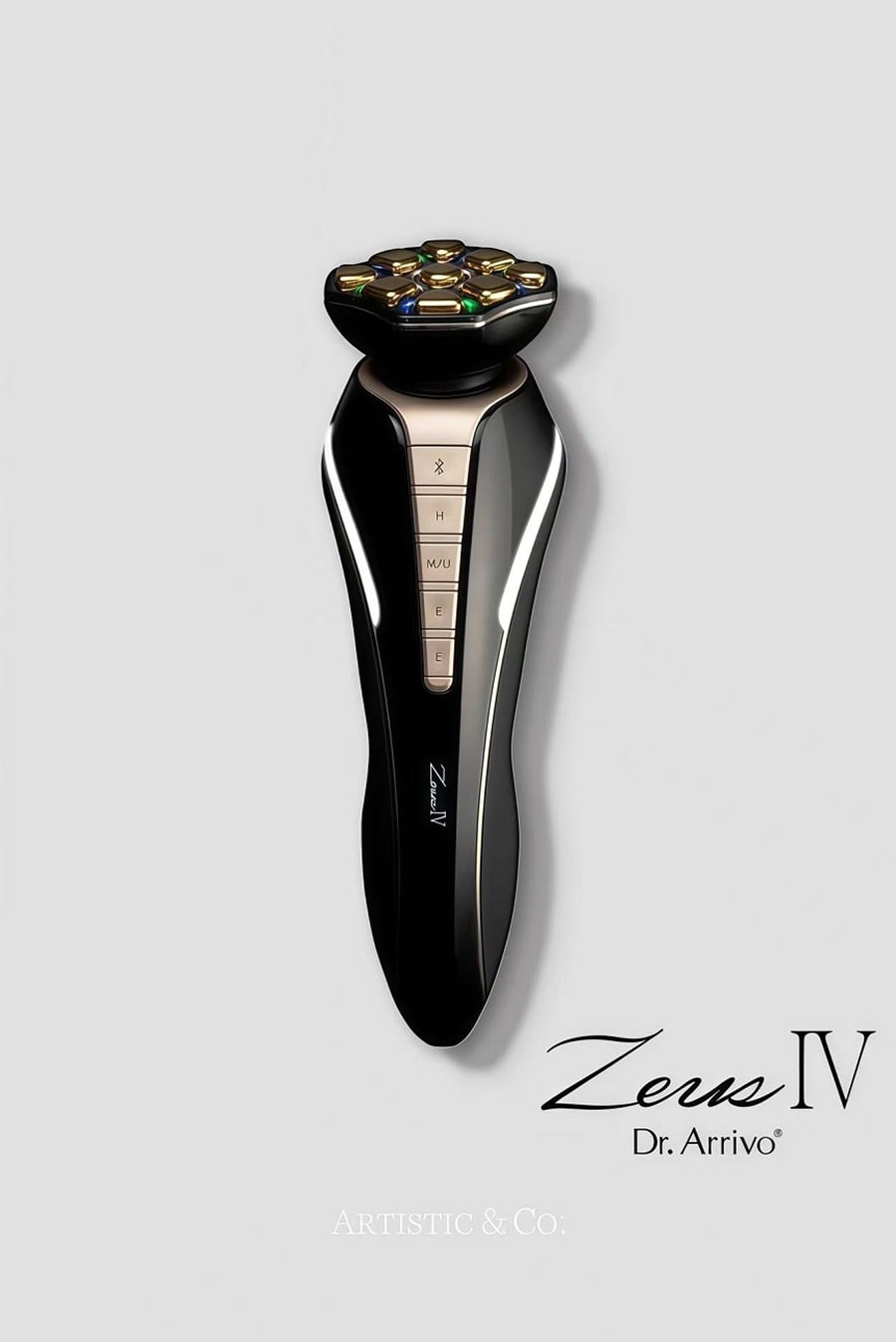 Home Beauty Device Facial Machine Dr. Arrivo Zeus IV Black - Yami.com