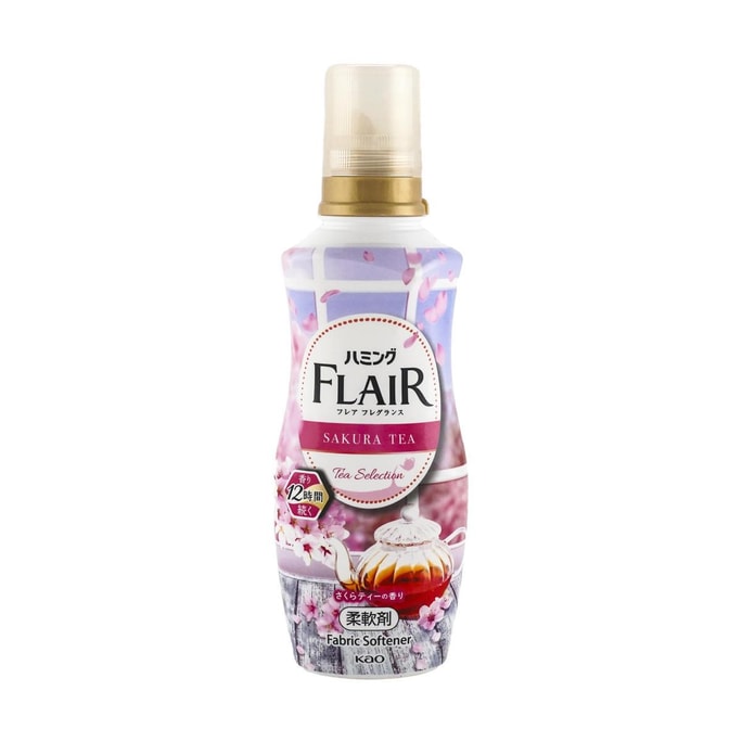 FLAIR Fabric Softener Laundry  Fragrance #Sakura Tea 520ml