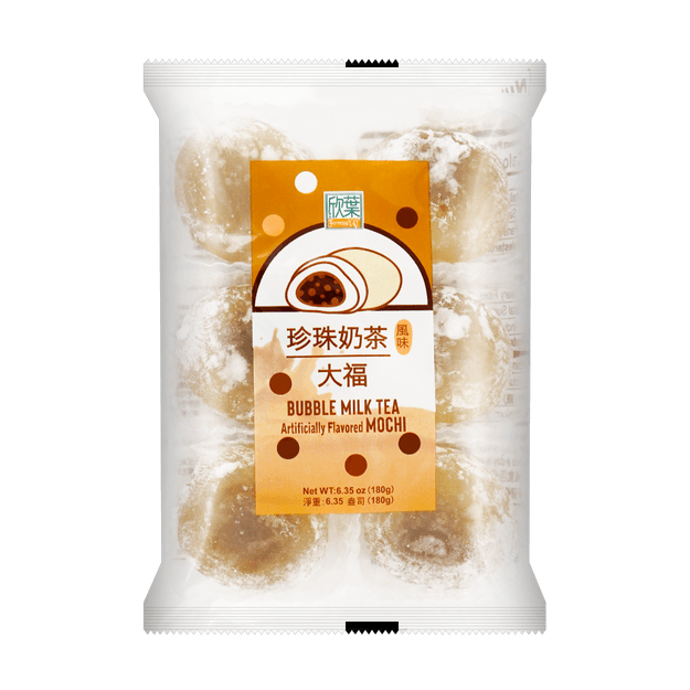 台湾欣叶大福珍珠奶茶麻薯180g 亚米