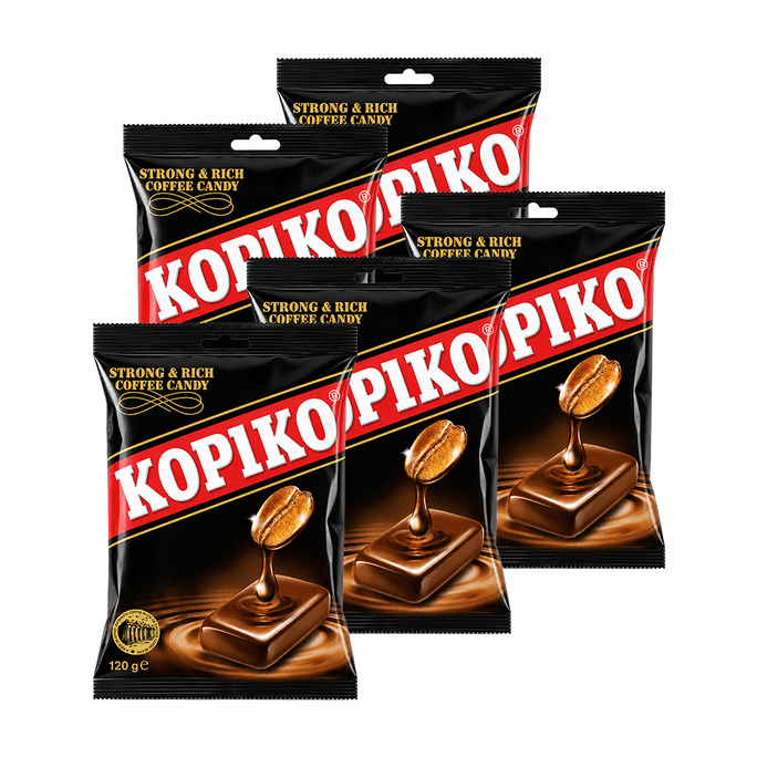 Strong & Rich Coffee Candy, 4.23 oz Bag, Pack Of 5