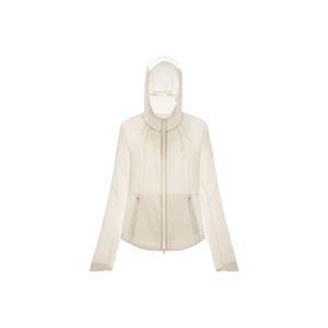 Liangpi 501UV Air Women‘s Breathable Waist-Enhancing Slimming Sun Protection Jacket – Warm White Size XS