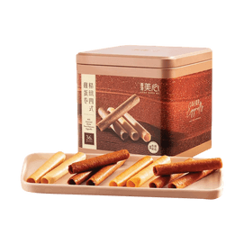 香港美心 精緻四式蛋捲禮盒 咖啡椰香海鹽焦糖原味 36條入 208.8g【春節年貨必買】